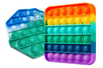 Антистрес "POP IT" веселка , в пакунку 3123