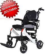 Легка складана електроколяска для інвалідів MIRID D6033. Інвалідний візок. Кресло коляска.