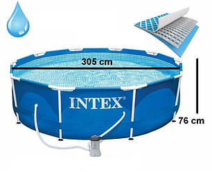 Басейн каркасний 305х76 см з фільтр-насосом 1250 л/год Intex 28202, фото 3