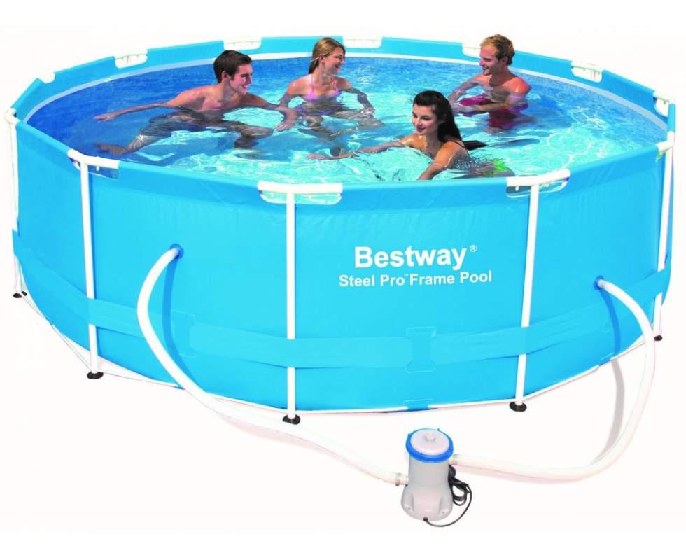 Басейн каркасний 366х100 см з фільтр-насосом Bestway 56260
