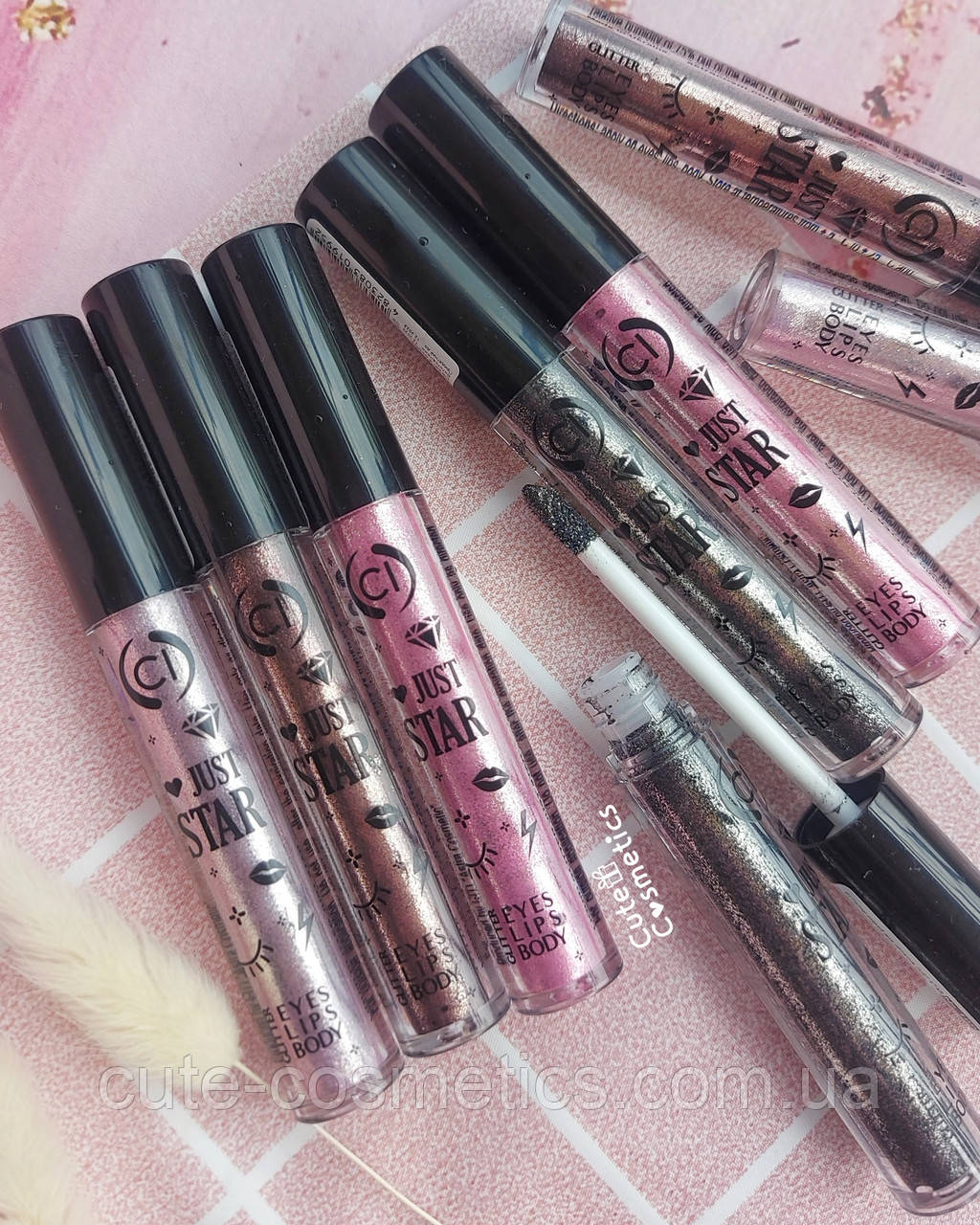 Купить Глиттер для лица жидкий Colour Intense Just Star с блестками 4 ...