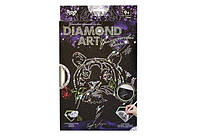 Набір Алмазна картина Diamond Art 09 Тигр з трояндою Danko Toys