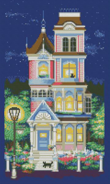 Набір для викладання алмазною мозаїкою Милий будинок  DM-349