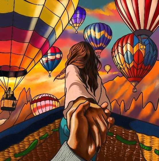 Набір для викладання алмазною мозаїкою Іди за мною: Каппадокія  DM-400