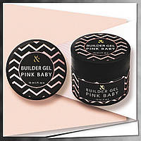 Гель для наращивания ногтей F.O.X Builder gel Pink baby.