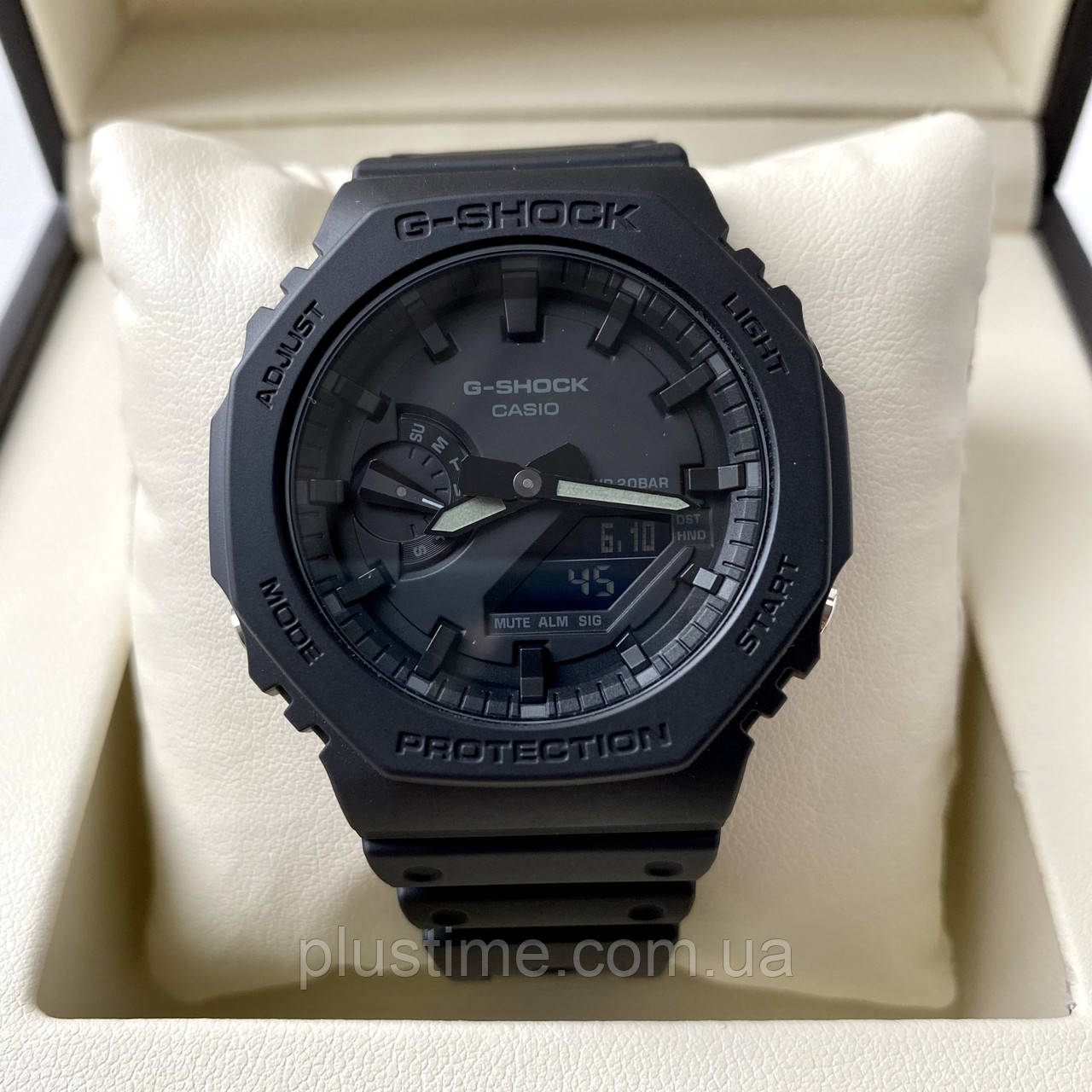 Часы CASIO G-Shock GA-2100-1A1ER наручные спортивные водостойкие с таймером, секундомером, подсветкой - фото 4 - id-p1428025272