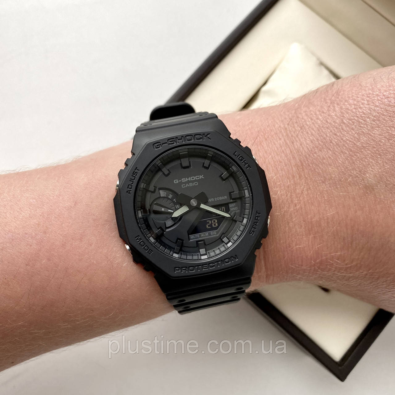 Часы CASIO G-Shock GA-2100-1A1ER наручные спортивные водостойкие с таймером, секундомером, подсветкой - фото 3 - id-p1428025272