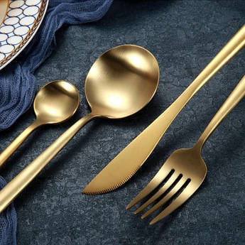 Набір приладів DS Gold 4 предмети на 1 персон