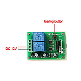 Двох канальний реверсивний модуль дистанційного керування мотором 12 в, фото 2