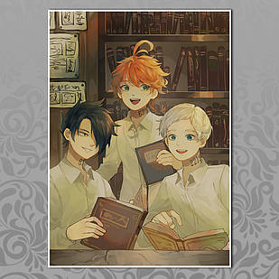 Плакат А3 Аніме The Promised Neverland 028