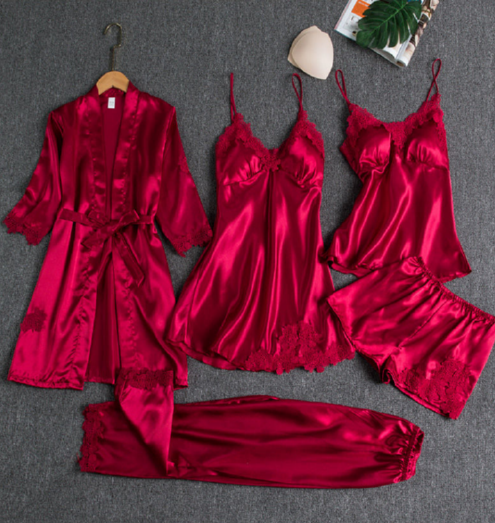 Халат з пеньюаром, піжамою, фото 1