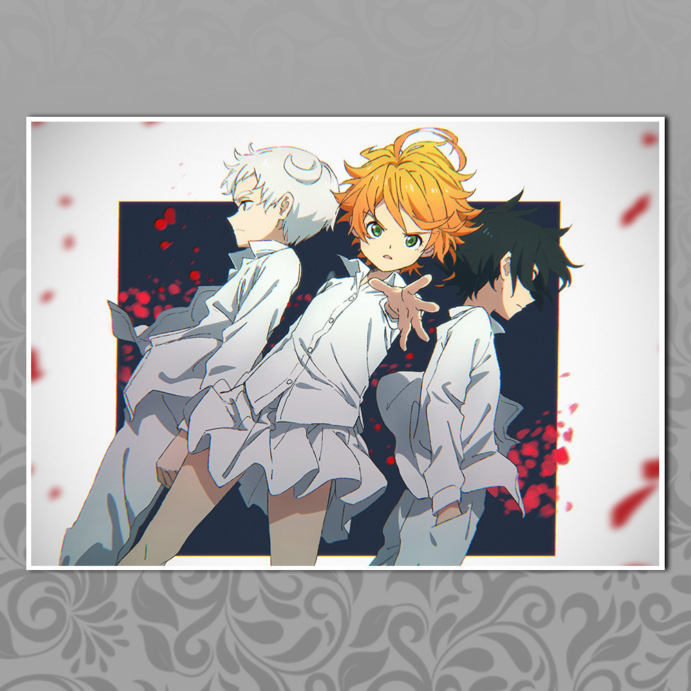 Плакат А4 Аніме The Promised Neverland 043