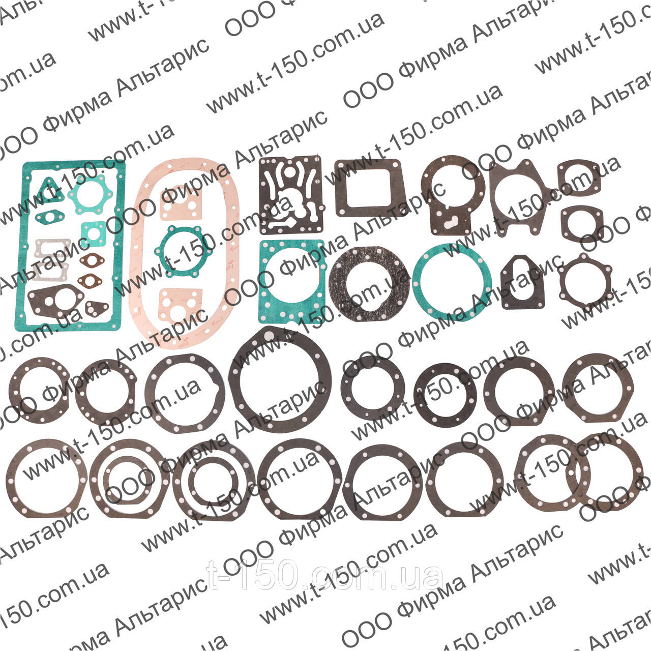 Набір прокладок КПП К-700/701/702/702А, з розподільником, картон / пароніт, фото 1