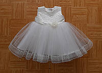 Праздничное платье для самых маленьких цветов Айвори, размер 62