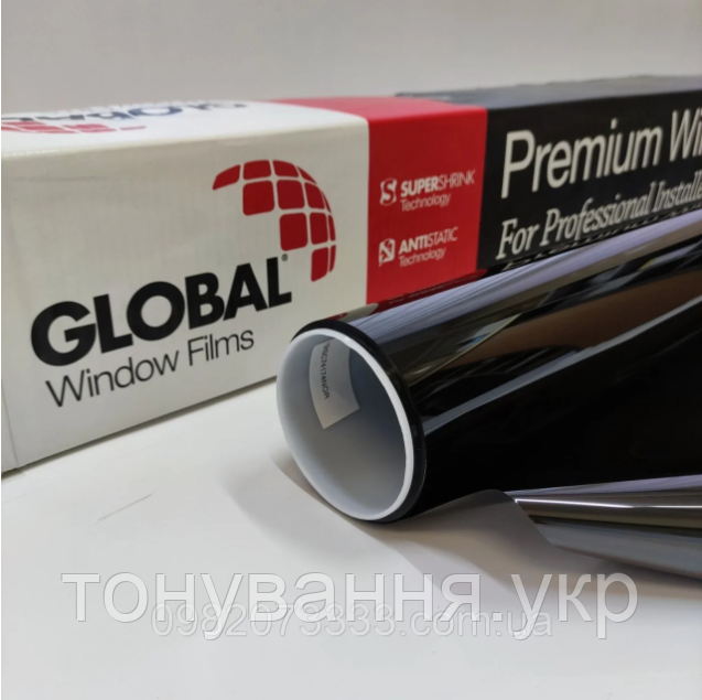 Global HP Black 10 (ширина рулону 1,524 м) плівка з ефектом «односторонньої видимості»