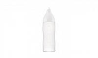 Бутылка для соусов Araven белая 750мл, Белый диспенсер для соуса из пластика с белой крышкой