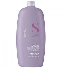 Безсульфатний шампунь для гладкості волосся Alfaparf Milano Semi Di Lino Smoothing Low Shampoo 1000 ml