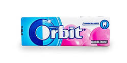 Жувальна гумка Orbit Bubblemint з фруктовим та м'ятним ароматом без цукру(жевательная резинка)