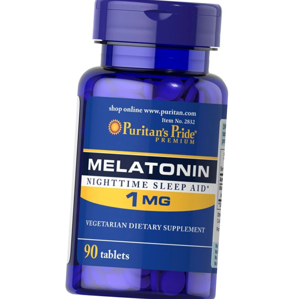 Мелатонін Puritan's Pride Melatonin 1 mg 90 таб