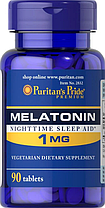 Мелатонін Puritan's Pride Melatonin 1 mg 90 таб, фото 2