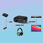 Проєктор мультимедійний Wi-light Vivibright F10 портативний HD проєктор для дому та домашнього кінотеатру, фото 4