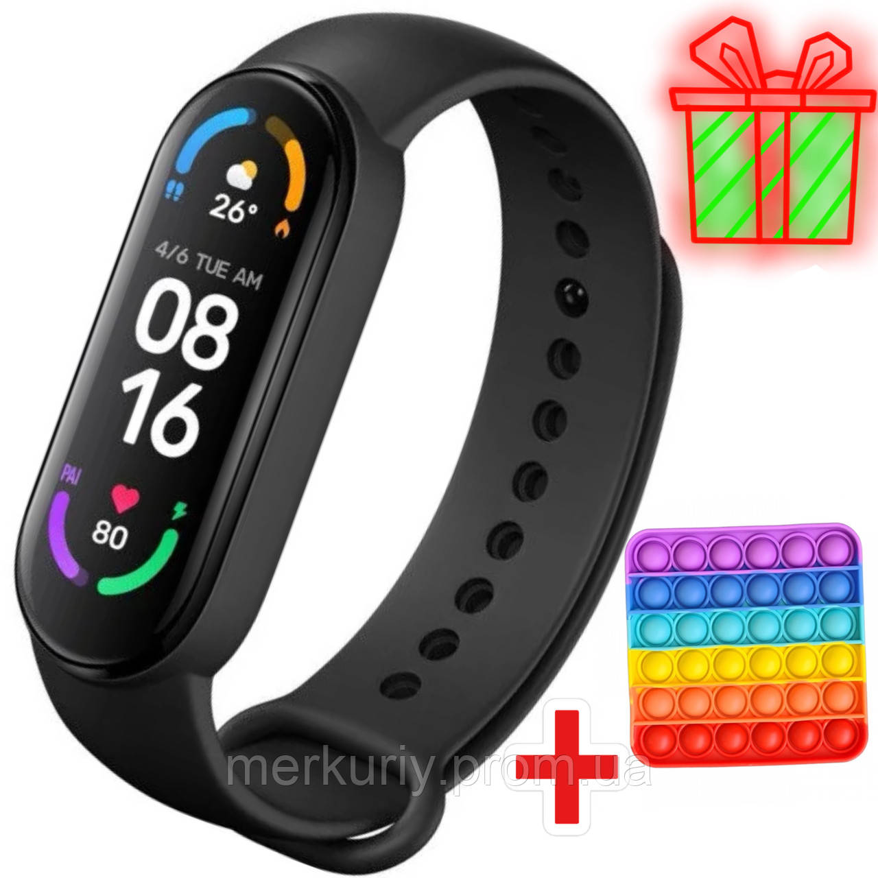 Фітнес браслет Smart Band M6 | SMART WATCH M6 | Розумні смарт годинник Band M6