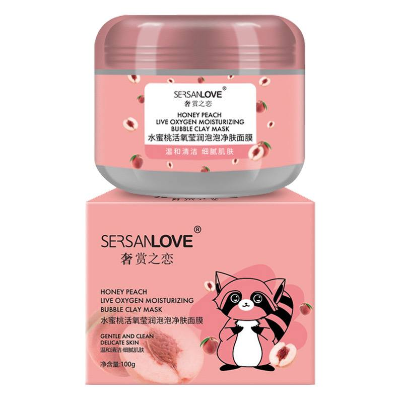 Маска для обличчя SERSANLOVE Honey Gel Mask з екстрактом меду і персика 100 гр