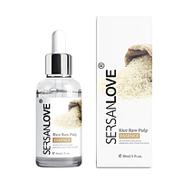 Антивікова сироватка для обличчя SERSANLOVE Rice Raw Pulp Essence 30 мл