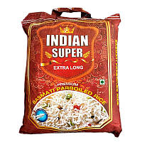 Рис басматі індійський пропарений Indian Super Extra Long 5 кг