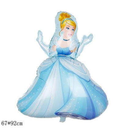 Фольгована кулька ПРИНЦЕСА ПОПЕЛЮШКА 67х92см, фото 1