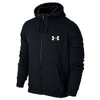 Мужская спортивная толстовка на молнии Under Armour, черная