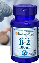 Вітамін Б2 Puritan's Pride Vitamin B-2 100 mg 100 таб, фото 6