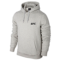 Спортивная кофта кенгурум UFC, серая