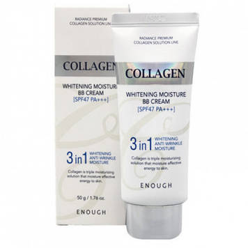 ВВ-крем Enough Collagen 3 in1 Whitening Moisture BB Cream SPF47 PA+++