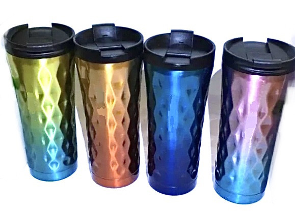 Термокухоль з неіржавкої сталі 3 кольори BN-134 500 мл (в асортименті), фото 1