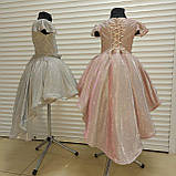 Дитяча сукня видовжене ззаду люрекс 116-134, фото 4