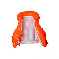 Надувний жилет дитячий Intex 58671 «Люкс», серія «Школа плавання», розмір 50 х 47 см, рекоменд. вік 3-6 років, фото 6