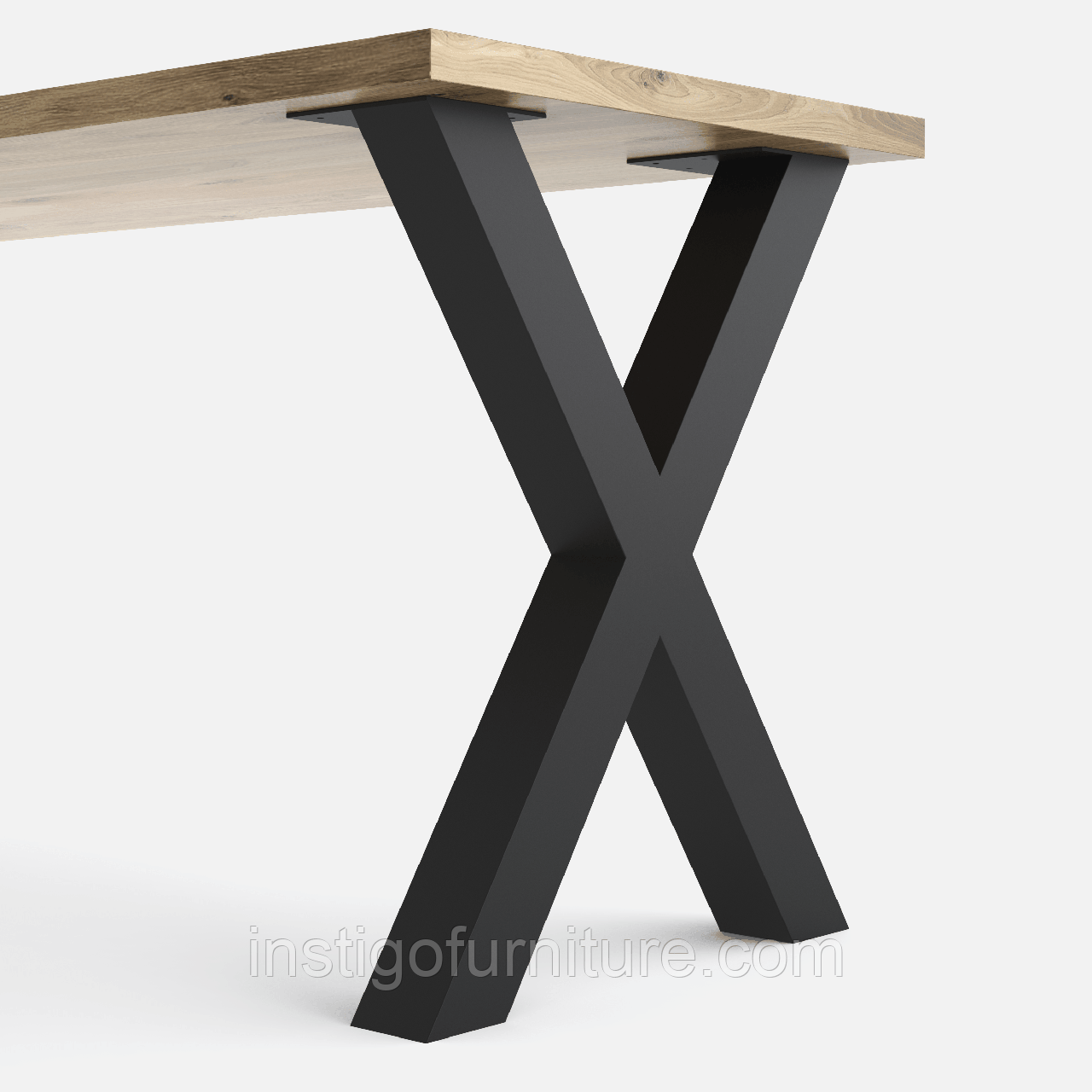 Опора ніжка для столу з металу 615×150mm, H=730mm