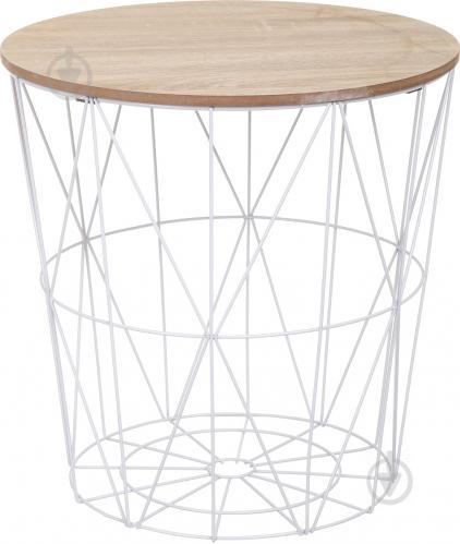 Стіл-кошик кошик Oak 34,5х34,5х39 см +2ПОДАРУНКА