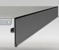 Цінникотримач чорний всі кольори Ціновий профіль ВІД 20 ШТ.