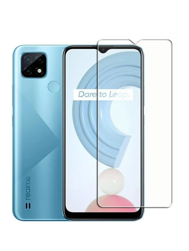 Захисне закалене скло для Realme C21(Прозоре)