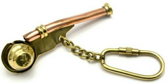 Брелок Боцманская дудка из бронзы, фото 1