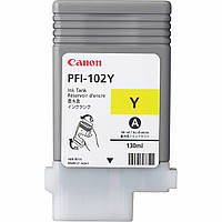 Картридж PFI-102Y yellow 130мл Canon image PROGRAF iPF510 (0898B001AA)