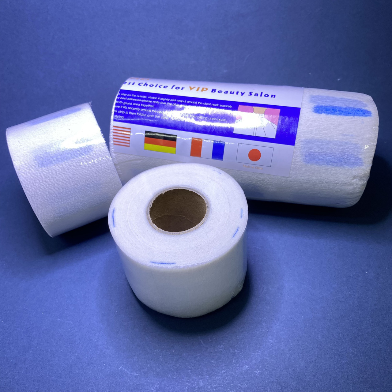 Комірці перукарські одноразові еластичні білі 5 рулонів