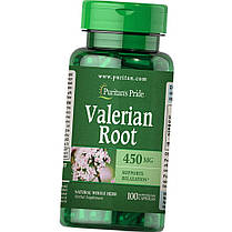 Корінь валеріани Puritan's Pride Valerian Root 450 mg 100 кап, фото 2