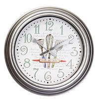 Настінний кухонний годинник кулінарні інструменти 30 см
