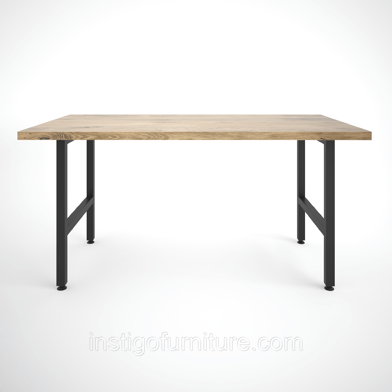Регульована опора ніжка для столу з металу 600×100mm, H=730-750,5 mm