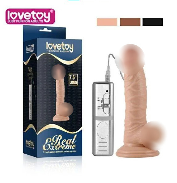 Вібратор Real Extreme 3 speed Lifelike | Puls69, фото 1