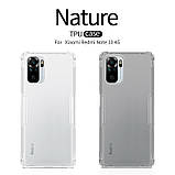 Прозорий TPU чохол Nillkin для Xiaomi Redmi Note 10 4G (Nature TPU Case) White Захисний чохол, фото 7