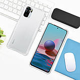 Прозорий TPU чохол Nillkin для Xiaomi Redmi Note 10 4G (Nature TPU Case) White Захисний чохол, фото 6